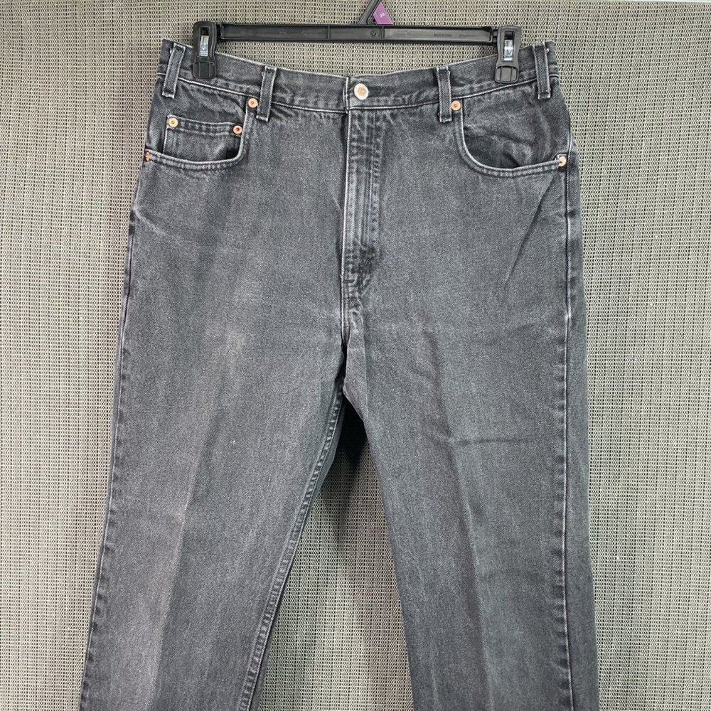 Vintage Arizona Jean Co. Mens Size 36x32 Soft Black Classic Fit Denim Jeans - Picture 9 of 10